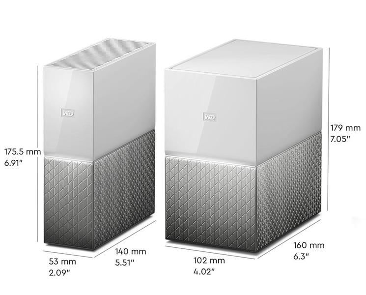 &#212;̉ cứng WD My Cloud - 8TB _ 3.5&quot; Personal Cloud Network Drives (WDBVXC0080HWT-SESN) 118MC